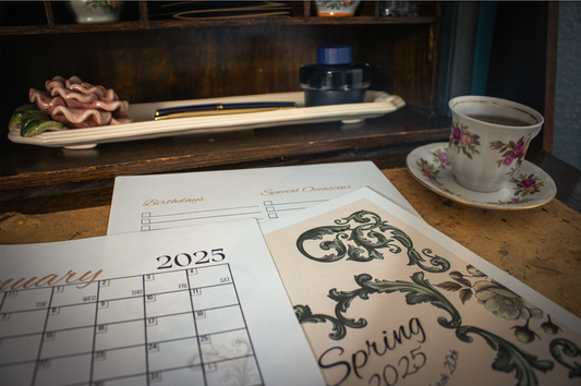 A Year of Joy: A 2025 Light Academia Planner for the Brilliant & Busy